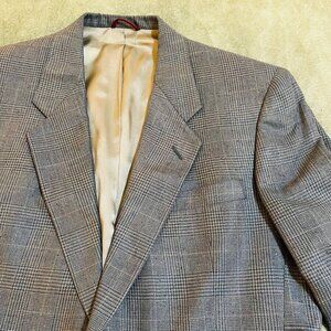 Vtg Silfino Hart Schaffner & Marx for Marshall Fields Silk Blazer Sport Coat 42R